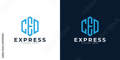 An Impressive CEO Word Logo Design with a Dynamic 4-Letter Polygon for a Memorable Brand