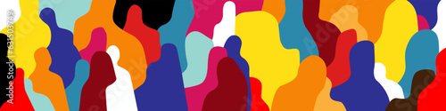 modern people social communication abstract vector background