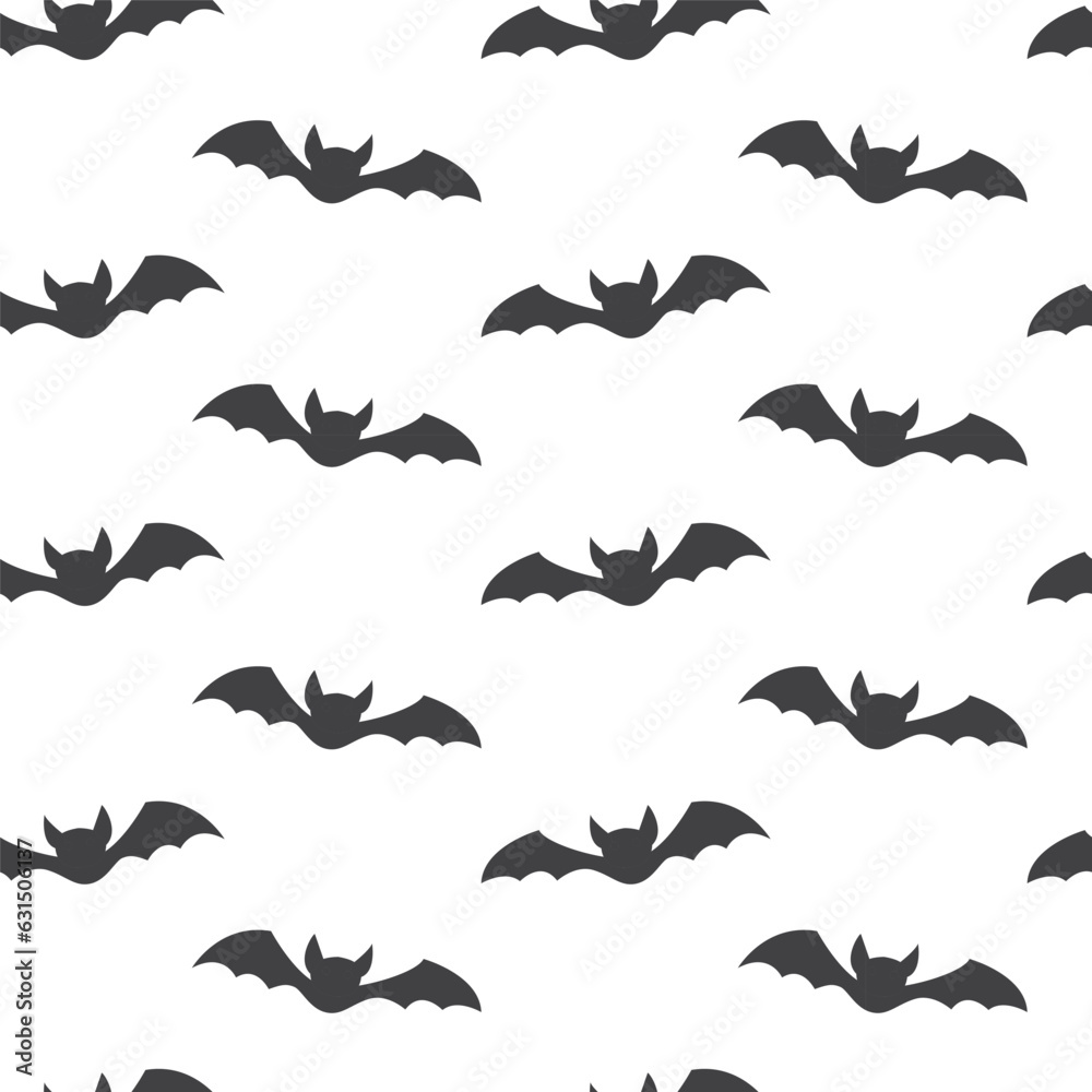 Halloween pattern with cute bats in the night sky for party decoration. Cute October white background. Halloween pattern with cute bats in the night sky for party decoration. Cute October white background.