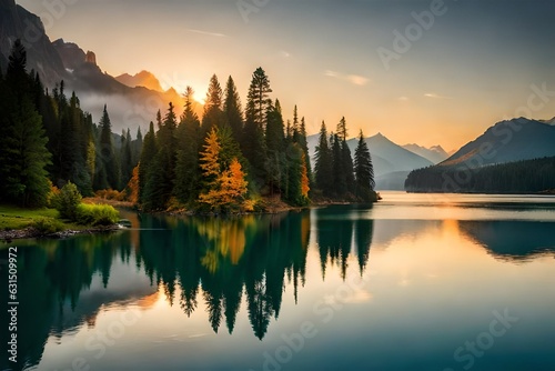 sunrise on the lake © malik
