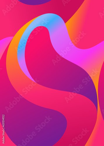 red lava. modern  fluid seampless patern vector illustration