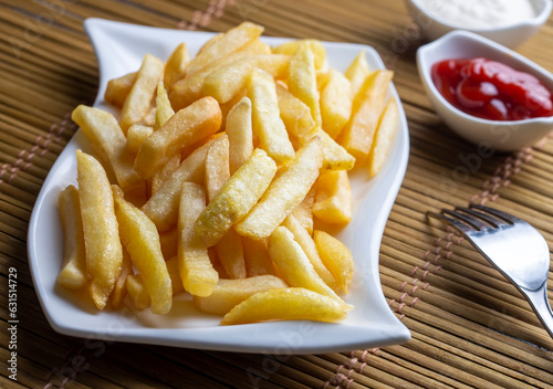 French fries with mayonnais...