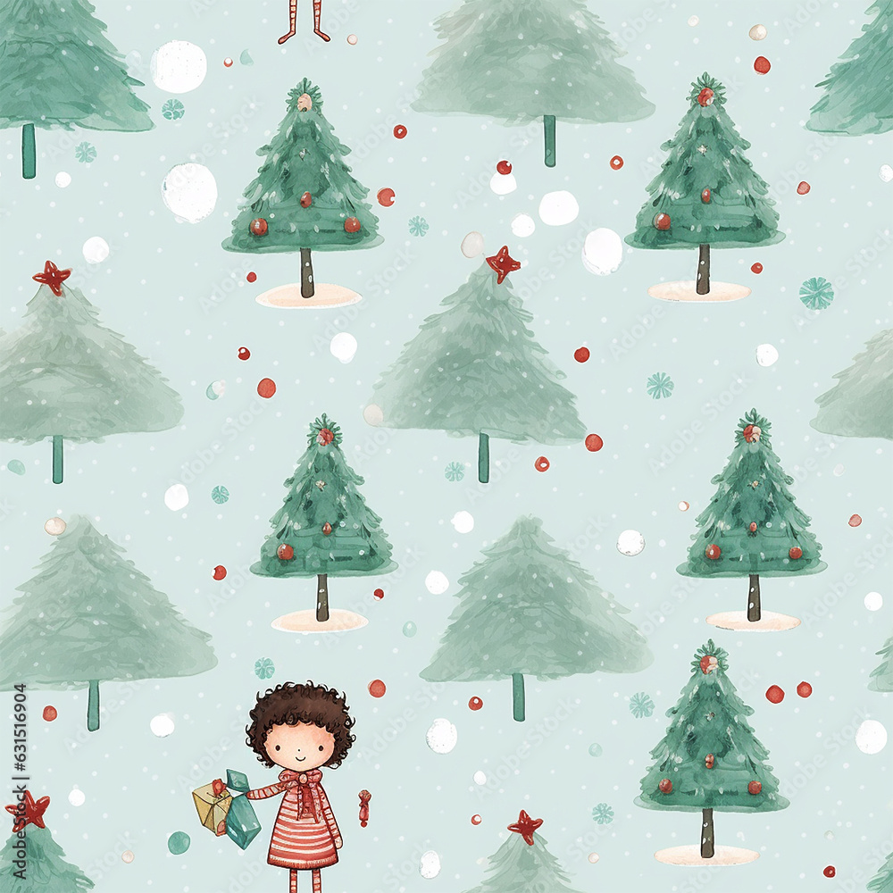set of christmas trees set of christmas trees