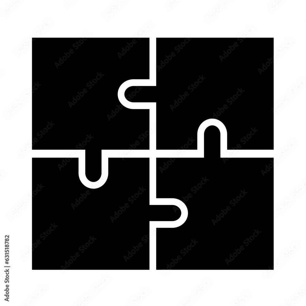 Puzzle vector icon Puzzle vector icon