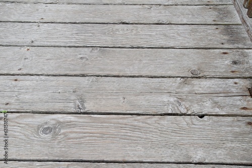 exterior weathered wood walkway texture