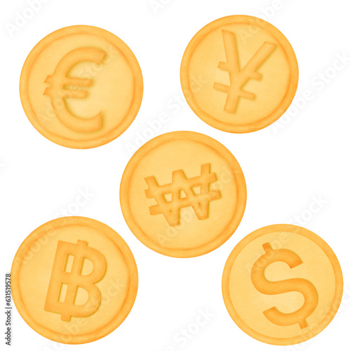 set of coins, currency, coin, exchange rate, currency type, stock, gold coin