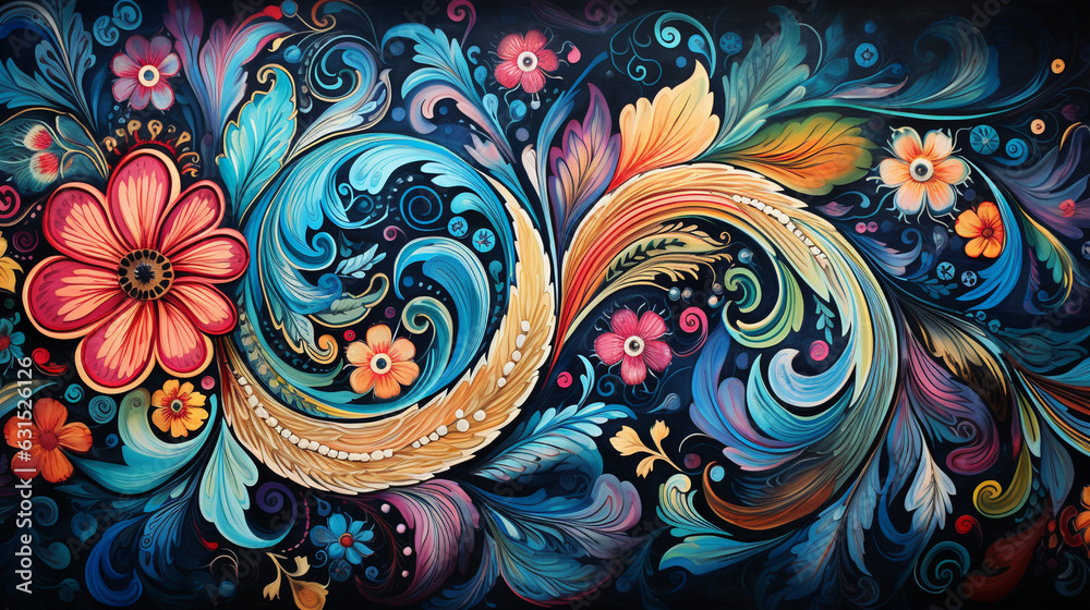 Paisley and Mandala Fusion, Creating an Artistic Tapestry Paisley and Mandala Fusion, Creating an Artistic Tapestry