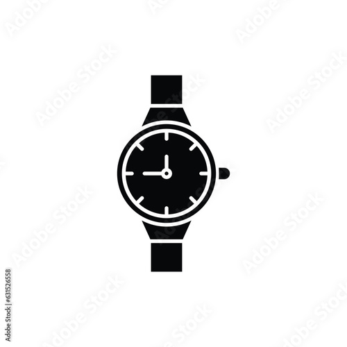 Watch icon. solid icon