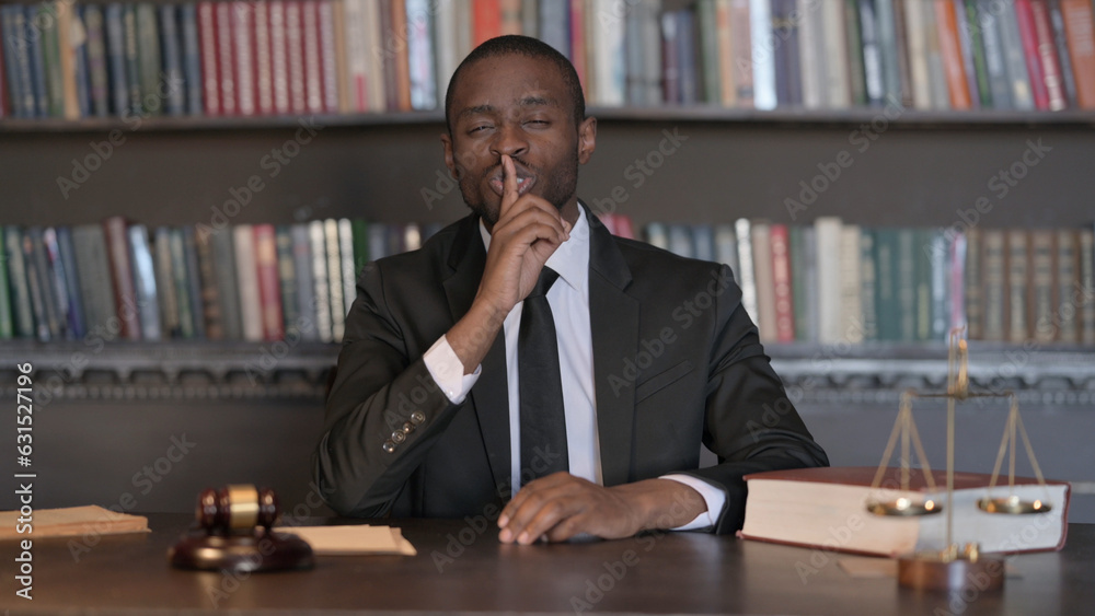 African Male Lawyer Asking to Keep the Secret African Male Lawyer Asking to Keep the Secret