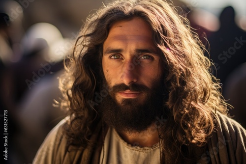 Realistic and "historical" Jesus Christ in the streets © Faith Stock