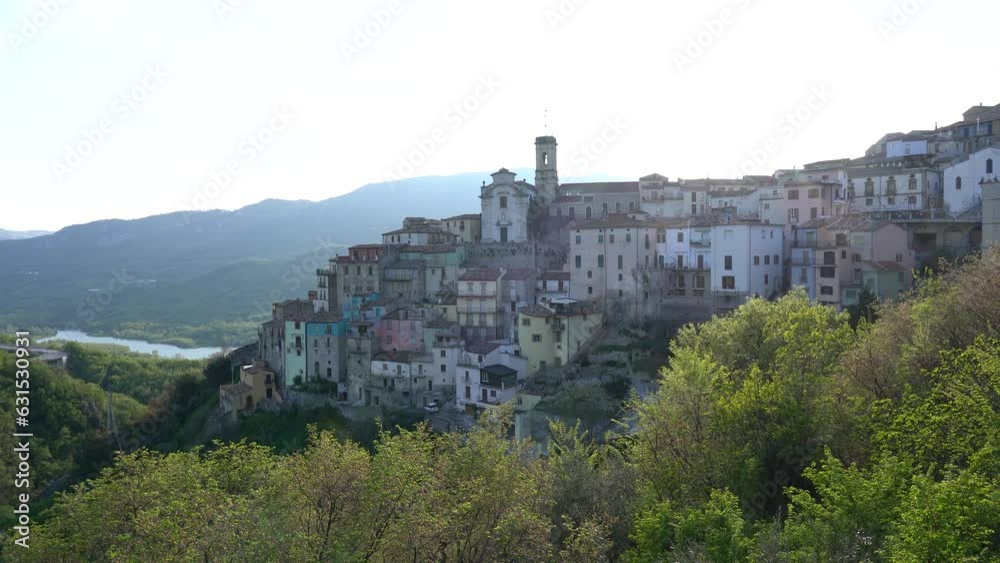 Panoramic view of Colledimezzo, beautiful village in Chieti Province, Abruzzo, central Italy. Panoramic view of Colledimezzo, beautiful village in Chieti Province, Abruzzo, central Italy.