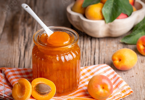 Apricot fruits and apricot ...