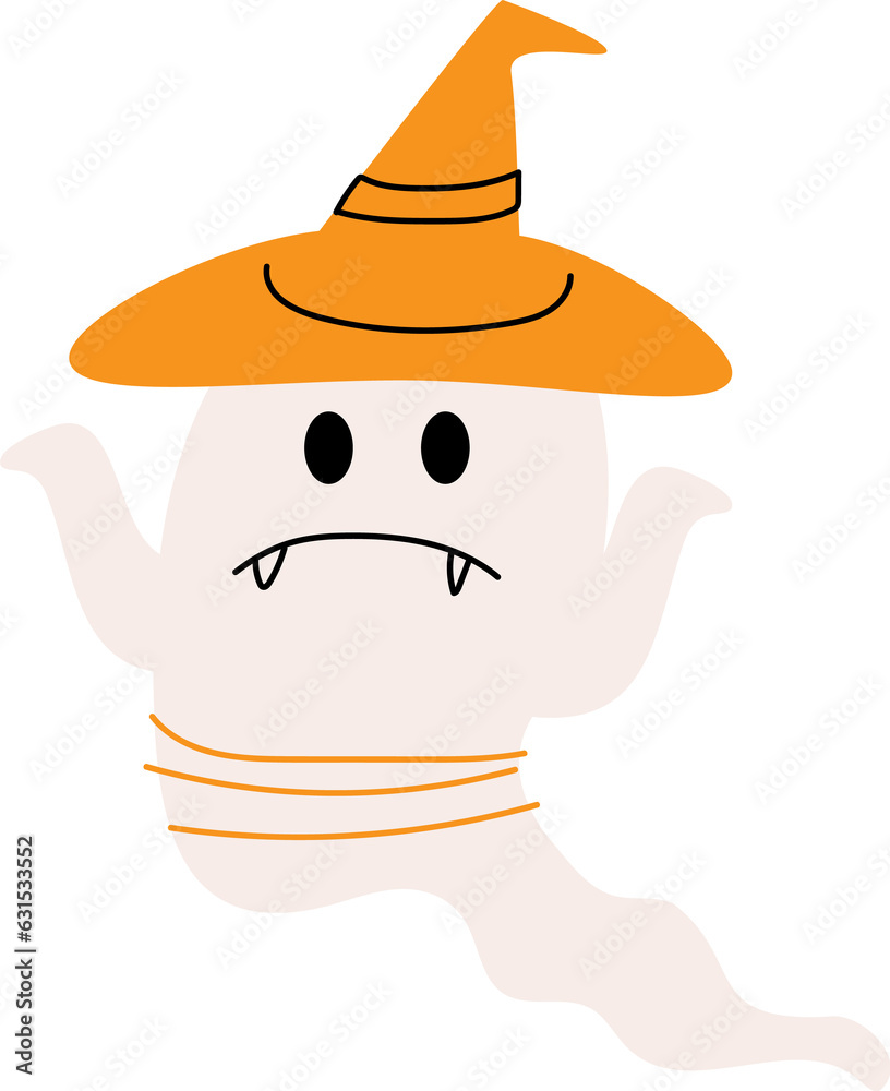 Soul . Cute halloween cartoon character . Flat design . PNG . Soul . Cute halloween cartoon character . Flat design . PNG .