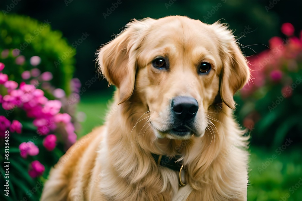 Obraz premium golden retriever puppy