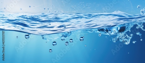 clear and transparent surface of water with a texture, along with ripples, splashes, and bubbles.