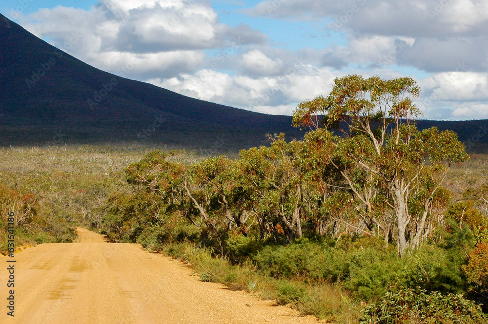 Landscape along South Coast Highway in Western Australia