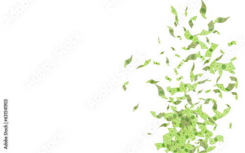 Swirl Jackpot Vector White Background. Abundance