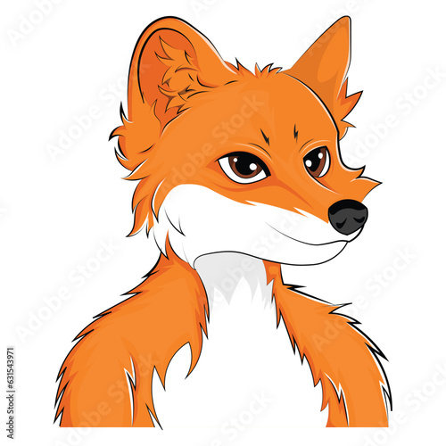 red fox cartoon
