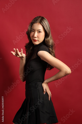 Woman in Red