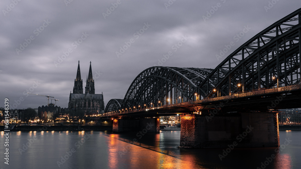 cologne cathedral and the bridge