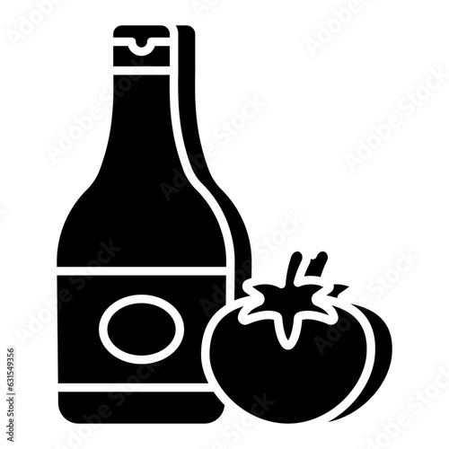Premium download icon of ketchup bottle