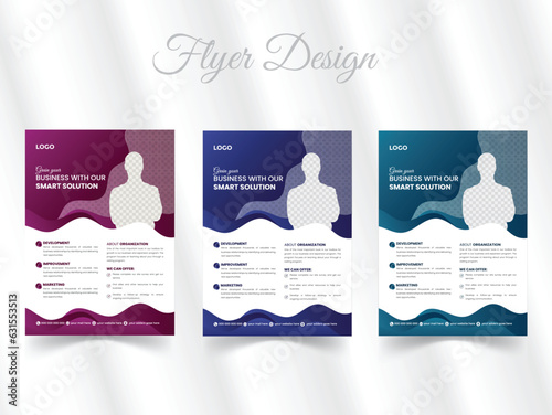 Modern template and modern design. vector illustration template in A4 size. vector Illustration template.