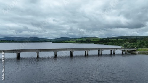 Wallpaper Mural road bridges over blessington lake reservoir in county wicklow, ireland Torontodigital.ca