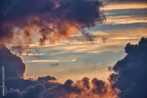 Dramatische Abend Himmel mit wolken © festfotodesign