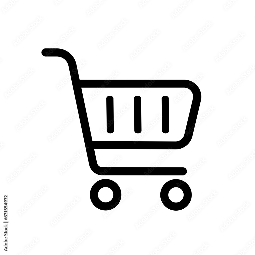 Shopping cart icon vector image Shopping cart icon vector image
