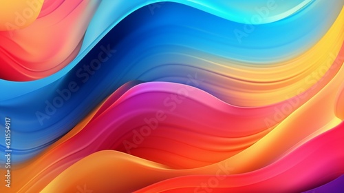 Vector Modern colorful flow background.Wave color Liq.Generative AI