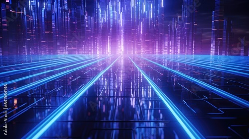 Dynamic wave light stipe tech  futuristic network connection background