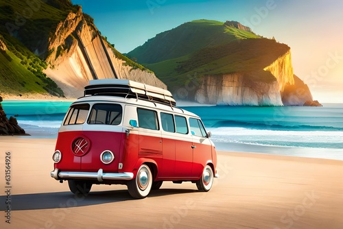  The Glamorous Van at the Beachside"