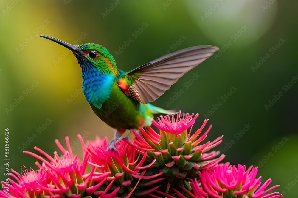 Fototapeta premium hummingbird in flight