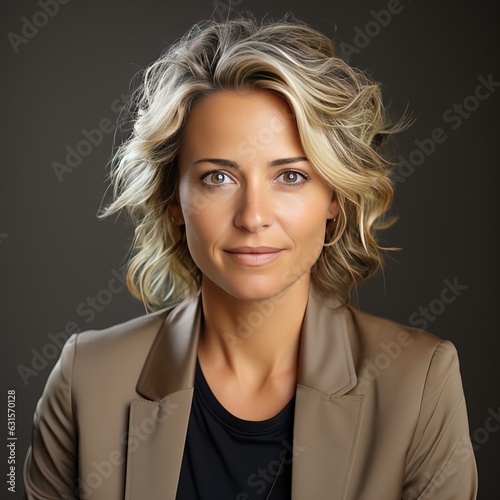 Attractive businesswoman, g...