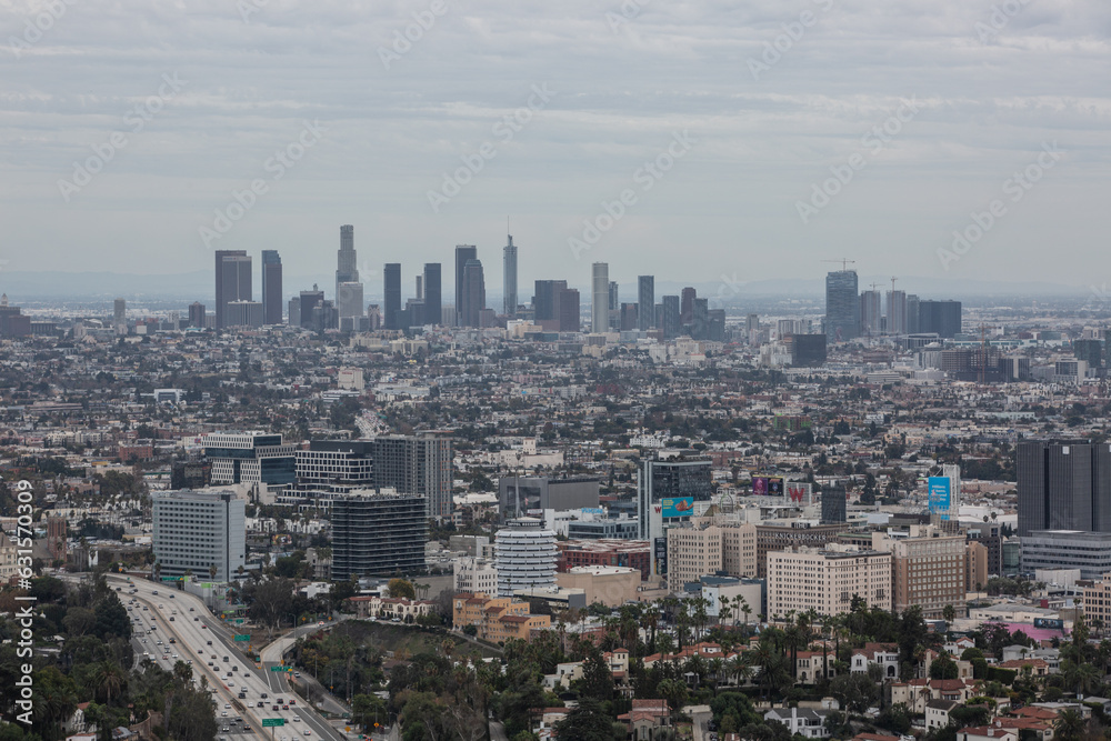 Downtown Los Angeles skyline during the day