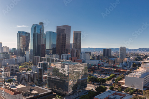 Downtown Los Angeles skyline during the day