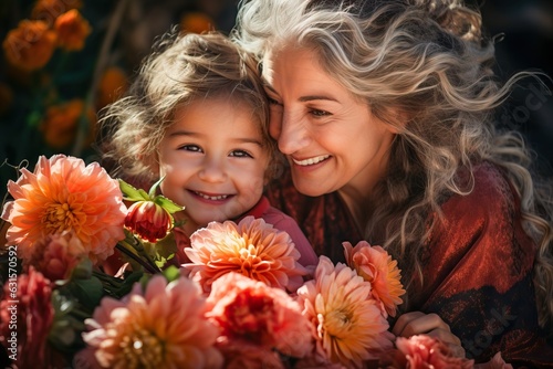 loving youthful grandmother...
