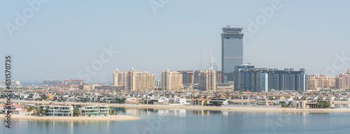 Photography Stadtansicht von der Insel Die Palme in Jumeirah Dubai, VAE