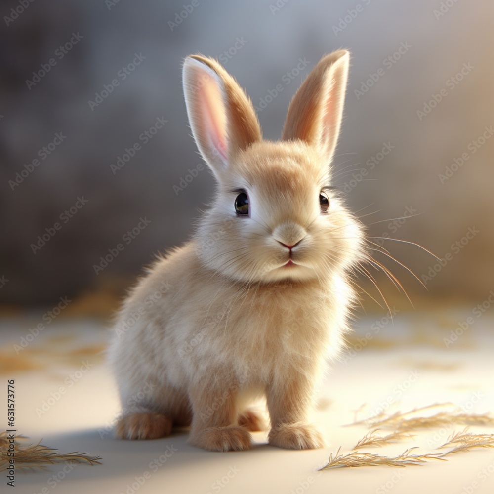 Rabbit, baby rabbit, cute animal, baby animal, lovely animal, happy animal, Generative AI Rabbit, baby rabbit, cute animal, baby animal, lovely animal, happy animal, Generative AI