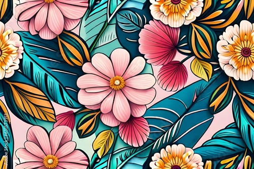 seamless floral background