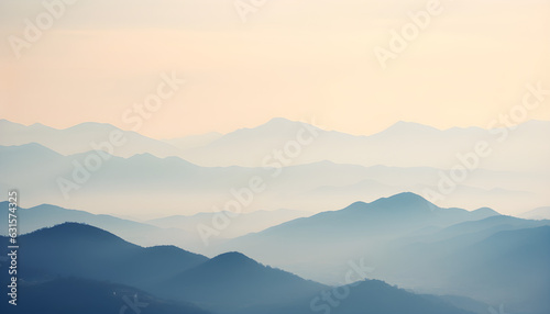 Endless mountain ranges  scenic background  layers of mountains  landscape