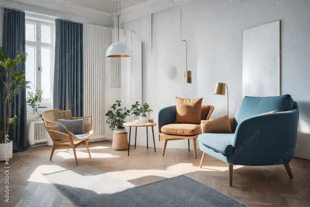 Fototapeta premium office frame mockup