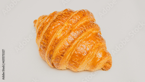 Golden Perfection Artisan Croissant in Natural Morning Light.