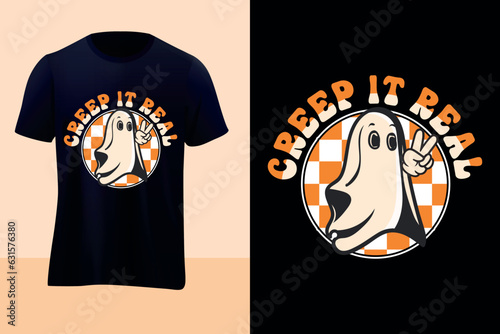 Creep it real Halloween t shirt design