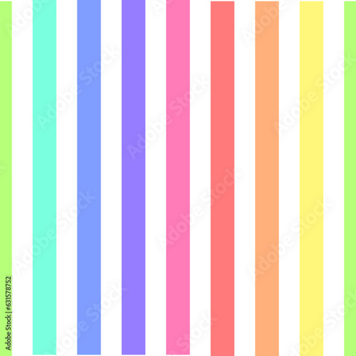 Colored vertical stripes seamless pattern