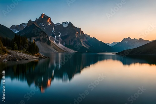 lake in mountains