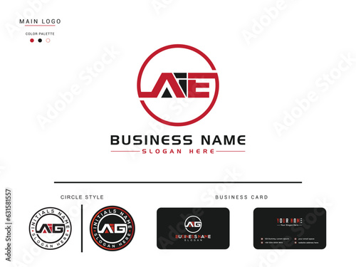 Simple Three AIE Letter Logo, Premium Aie Business Logo Illustration photo