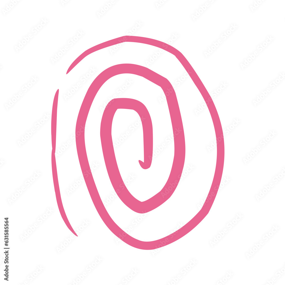 Abstract Spiral Lines