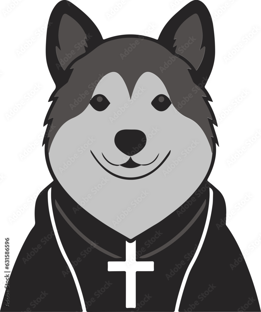 Religious dog icon Religious dog icon