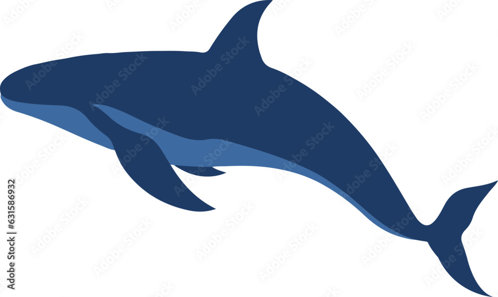Obraz premium Blue Whale icon